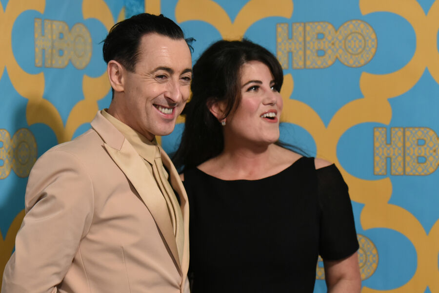Моника Левински и актер Алан Камминг на&nbsp;афтепати премии «Золотой глобус-2015»