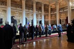 Церемония прощания с первым президентом СССР Михаилом Горбачевым в Колонном зале Дома союзов, 3 сентября 2022 года