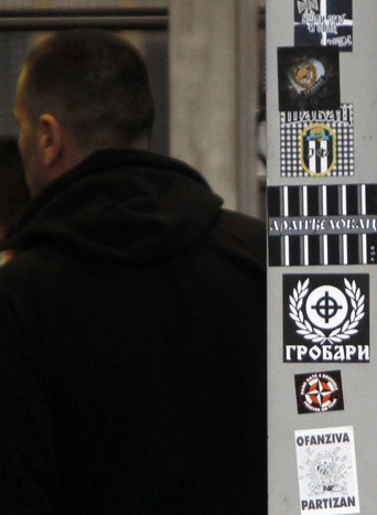 Фанаты &laquo;Партизана&raquo; напомнили о&nbsp;себе задолго до&nbsp;матча