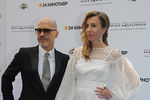 Председатель попечительского совета &laquo;Кинотавра&raquo;, режиссер Федор Бондарчук с&nbsp;супругой Светланой перед&nbsp;началом церемонии открытия XXIV Открытого Российского кинофестиваля &laquo;Кинотавр&raquo;