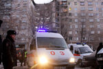 Ситуация на месте обрушения подъезда в жилом доме в Магнитогорске, 31 декабря 2018 года
