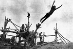 Во время музыкального фестиваля «Вудсток», 1969 год