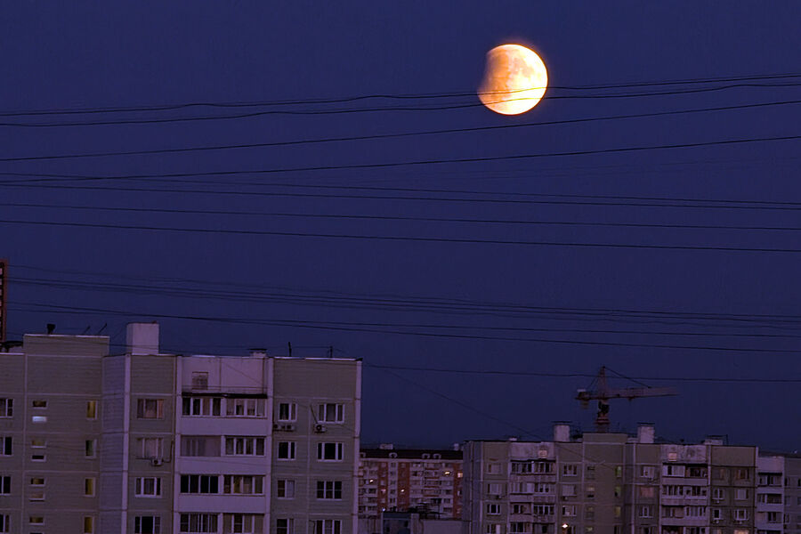 Полное лунное затмение в&nbsp;Москве, 7&nbsp;сентября 2025&nbsp;года