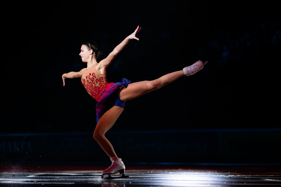 Анна Щербакова на&nbsp;показательных выступлениях чемпионата России &mdash; 2022