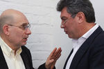 Борис Акунин и Борис Немцов, 2011 год