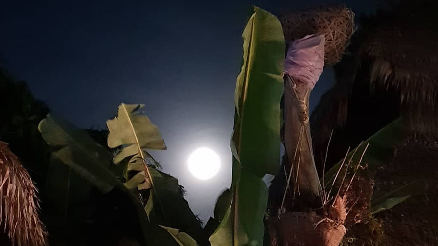 Суперлуние в Таиланде, 19 февраля 2019 года