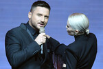 Сергей Лазарев выступает на церемонии вручения музыкальной премии «Жара Music Awards» в концертном зале «Крокус Сити Холл», 2022 год