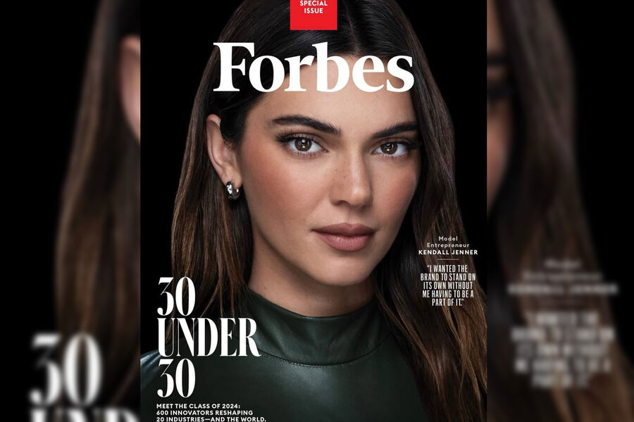 Кендалл Дженнер на&nbsp;обложке журнала Forbes, 2023&nbsp;год 
