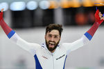 Конькобежец Александр Румянцев