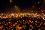 Участники митинга в&nbsp;память о&nbsp;жертвах стрельбы в&nbsp;Копенгагене 
