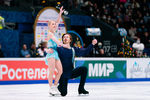 Евгения Тарасова и Владимир Морозов выступают в короткой программе на чемпионате России — 2022