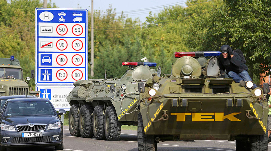 Ситуация на венгеро-сербской границе