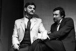 Владимир Андреев и Александр Михайлов в сцене из спектакля «Дядя Ваня» Московского драматического театра им. М.Н.Ермоловой, 1985 год