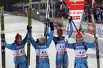 Украинки Юлия Джима, Вита Семеренко, Валентина Семеренкои Елена Пидгрушная уступили норвежкам всего семь секунд