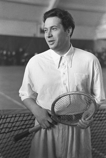 Заслуженный мастер спорта по&nbsp;теннису Николай Озеров, 1950&nbsp;год