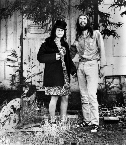 Дженис Джоплин и основатель группы «Big Brother and the Holding Company» Чет Хелмс, 1967 год
