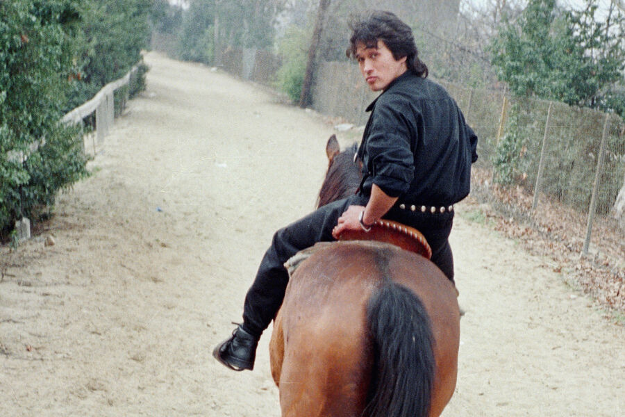 Виктор Цой на&nbsp;конной прогулке в&nbsp;Калифорнии, 1989&nbsp;год