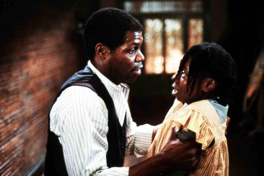 <b>«Цветы лиловые полей» (1985)</b>
<br><br>
Элис Уокер — автор одноименного романа, который экранизировал Спилберг, — настаивала, чтобы в&nbsp;картине были заняты малоизвестные актеры. Помимо стендап-комедиантки Вупи Голдберг, в&nbsp;фильме снялись театралы Дэнни Гловер, Адольф Сизар и Карл Андерсон, выпускница драматической школы при&nbsp;Лондонском университете и дочь премьер-министра Ганы Акошуа Бусиа, а также радио- и телеведущая Опра Уинфри.
