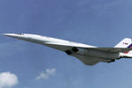 Ту-144 над Москвой в рамках совместного исследовательского проекта с NASA, 1998 год