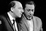 Евгений Евстигнеев и Олег Ефремов в спектакле Московского театра «Современник» «Назначение», 1966 год