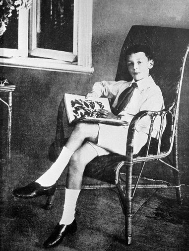 Детская фотография писателя Владимира Набокова, 1907 год