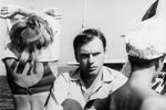 Жан-Луи Трентиньян в кадре из фильма «Обгон» (1962)