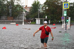 Во время ливня в Москве, 18 июля 2023 года