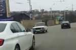 «Перевернутая «Жигули» на улицах Ставрополя