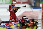 Норвежка Сюннёве Сулемдаль на огневом рубеже