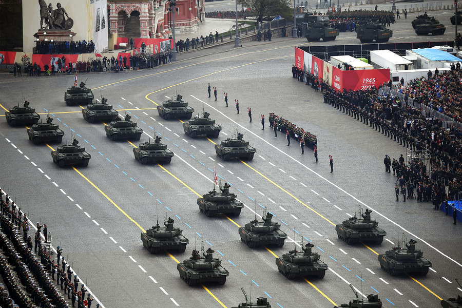 Военная техника на&nbsp;военном параде, посвященном 77-й годовщине Победы в&nbsp;Великой Отечественной войне на&nbsp;Красной площади в&nbsp;Москве, 9&nbsp;мая 2022&nbsp;года