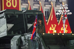 Техника во время военного парада в честь 80-летия создания Трудовой партии Кореи, Пхеньян, КНДР, 10 октября 2025 года