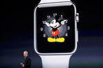 Тим Кук во время презентации Apple