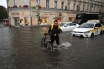 Во время ливня в Москве, 18 июля 2023 года