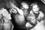 Дети войны. Во время налета немецкой авиации