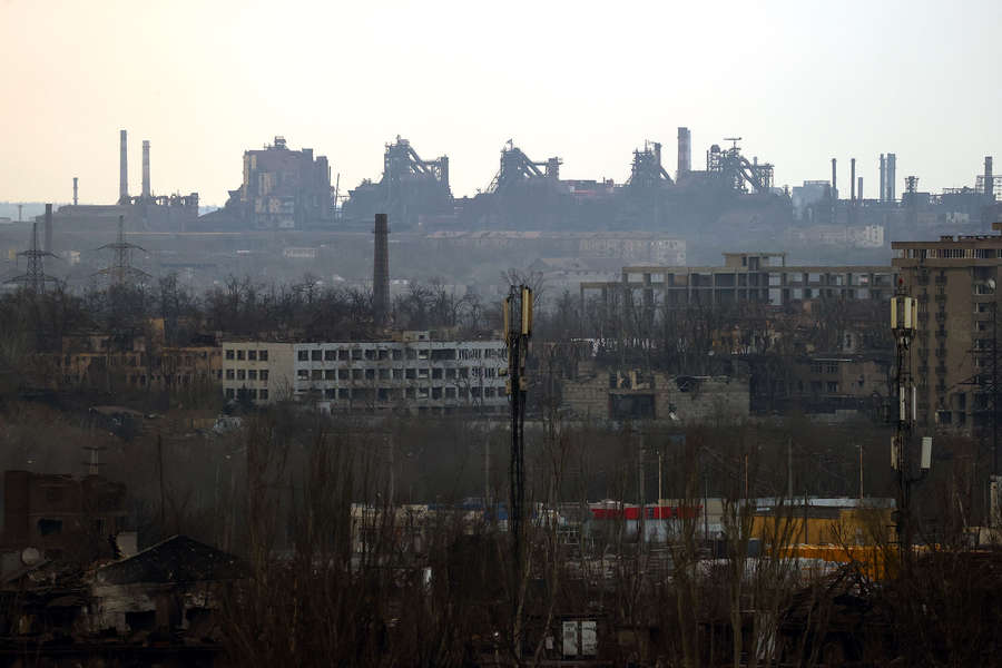 Последствия взрывов и стрельбы на&nbsp;заводе &laquo;Азовсталь&raquo;, 23&nbsp;апреля 2022&nbsp;года
