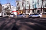 На месте стрельбы в колледже в центре Благовещенска, 14 ноября 2019 года