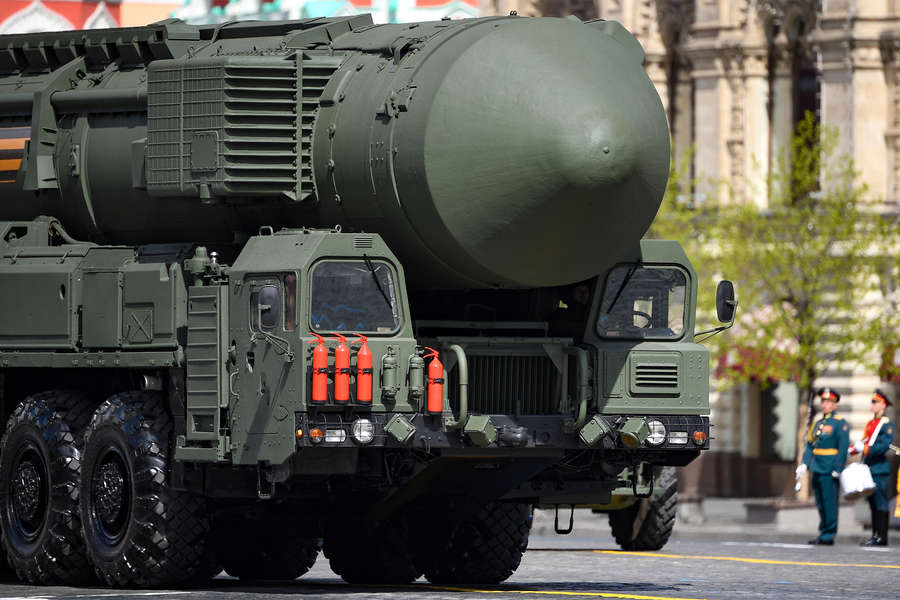Автономная пусковая установка (АПУ) &laquo;Ярс&raquo; на&nbsp;военном параде в&nbsp;честь 77-й годовщины Победы в&nbsp;Великой Отечественной войне, 9&nbsp;мая 2022&nbsp;года