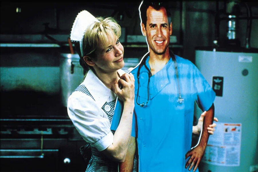 <b>«Сестричка Бетти» (1999)</b><br>
Здесь героиней Зеллвегер стала официантка по&nbsp;имени Бетти Сайзмур, которая стала свидетельницей убийства мужа и потеряла рассудок. За&nbsp;эту работу Зеллвегер получила «Золотой глобус» как лучшая актриса мюзикла или комедии.