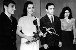 Людмила Абрамова и Владимир Высоцкий в день бракосочетания, 1965 год