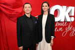 Актер Сергей Безруков и его супруга, режиссер Анна Матисон на церемонии вручения премии OK! Awards «Больше чем звезды» в Москве, 14 ноября 2025 года
