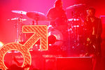 Группа The Killers во время выступления на MTV Europe Music Awards в Лондоне, 12 ноября 2017 года