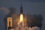 В свой первый пробный полет с мыса Канаверал корабль отправился на тяжелой ракете Delta IV