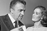 Зинаида Кириенко и итальянский кинорежиссер Федерико Феллини, 1963 год