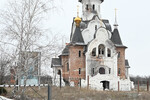 Поврежденный в результате обстрелов Свято-Преображенский храм в Соледаре, январь 2023 года