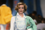 Татьяна Патитц на показе коллекции Chanel во время Paris Fashion Week, 1992 год
