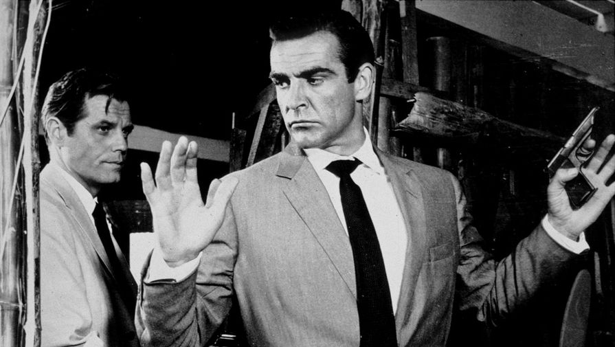 Шон Коннери и Джек Лорд в&nbsp;фильме «Доктор Ноу» (1962)
