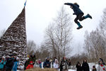 Во время празднования Масленицы в&nbsp;арт-парке &laquo;Никола-Ленивец&raquo; Калужской области