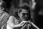 В 1960-1970-е годы Вишневская и Ростропович оказывали поддержку писателю Александру Солженицыну — например, предлагали будущему автору произведения «Архипелаг ГУЛАГ» жилье на их даче, а также писали открытое письмо в его поддержку. В ответ на это власти исключили упоминания о певице в СМИ и ввели ограничения ее творческой деятельности.
<br><br>
На фото: Галина Вишневская в сцене из оперы «Игрок» в Большом театре, 1974 год