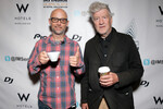 Композитор Moby и Дэвид Линч на международном музыкальном саммите IMS Engage в Лос-Анджелесе, 2014 год
