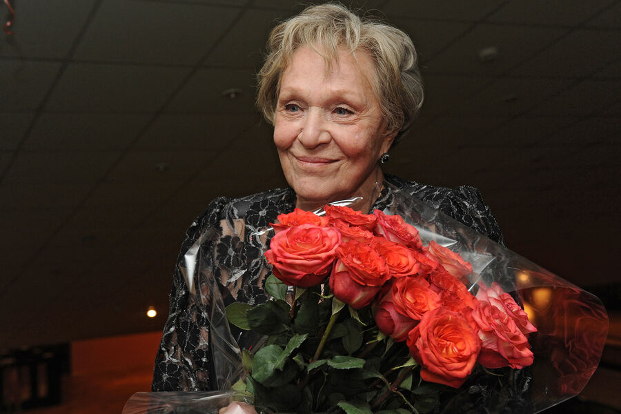 Актриса Римма Маркова на&nbsp;праздновании своего юбилея в&nbsp;Центральном Доме кино, 2010&nbsp;год